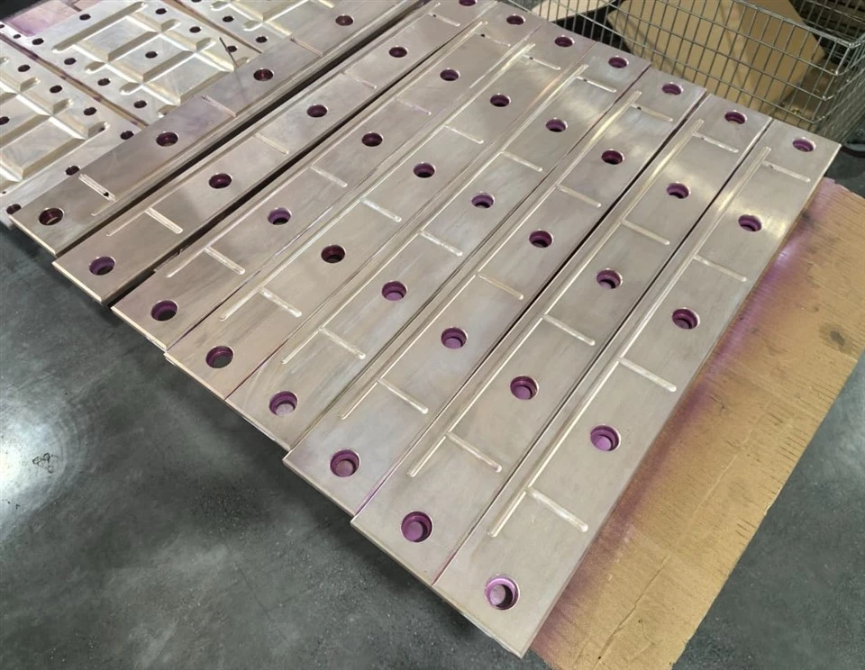Metal Industrial Parts Precision Machining Bronze Metal Liners Plates high quality
