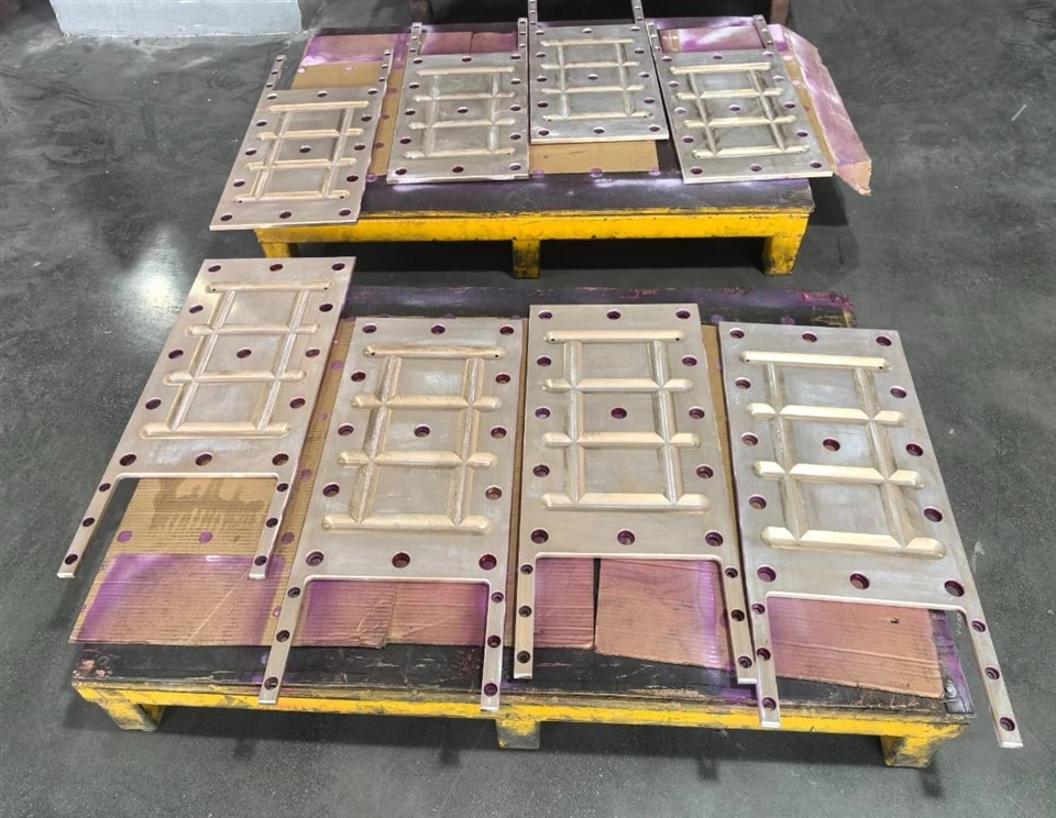 Metal Industrial Parts Precision Machining Bronze Metal Liners Plates manufacturing